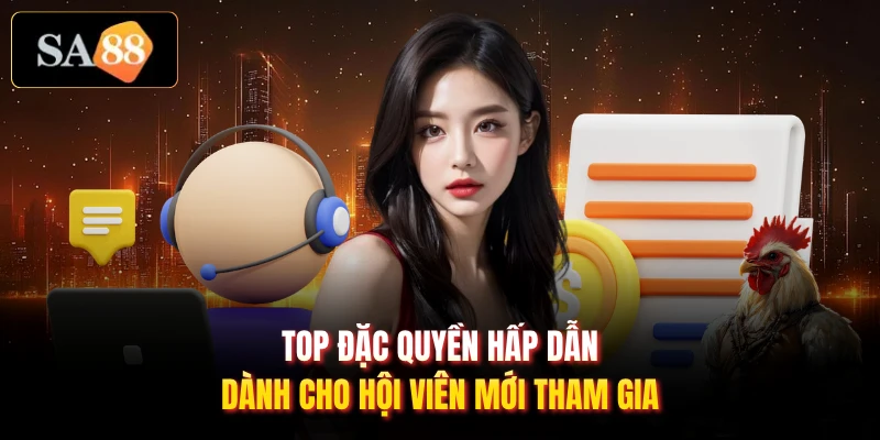 Top đặc quyền hấp dẫn dành cho hội viên mới tham gia